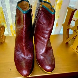 Chocolate Nine West Shoe Boots